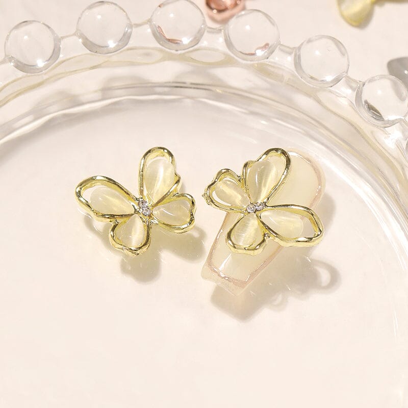 Butterfly Alloy Rhinestones Nail Decoration #01 Clearance No Brand 