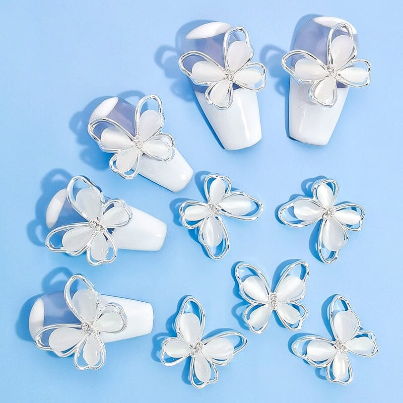 Butterfly Opal Alloy Nail Decoration 02 Nail Art BORN PRETTY 