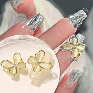 Butterfly Alloy Rhinestones Nail Decoration #01 Clearance No Brand 