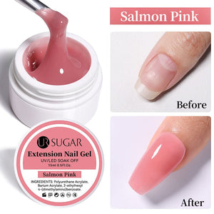 Extension Nail Gel 15ml Extension Nail Gel UR SUGAR Salmon Pink 