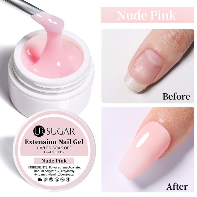 Extension Nail Gel 15ml Extension Nail Gel UR SUGAR Nude Pink 