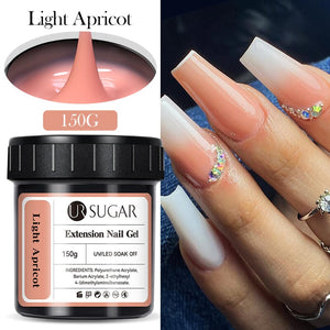 Extension Nail Gel 150g Extension Nail Gel UR SUGAR Light Apricot 