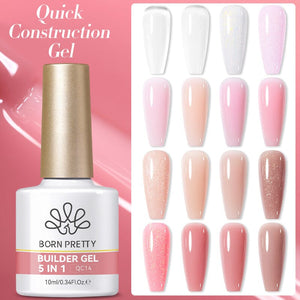5 in 1 Builder Gel Quick Construction Gel 10ml Gel Nail Polish BORN PRETTY 