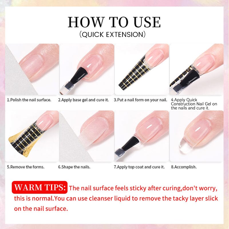 Quick Construction Gel QC07 10ml Gel Nail Polish BORN PRETTY 