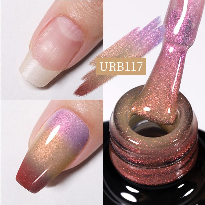 Thermal Rubber Base Gel Polish URB117 7ml Gel Nail Polish UR SUGAR 