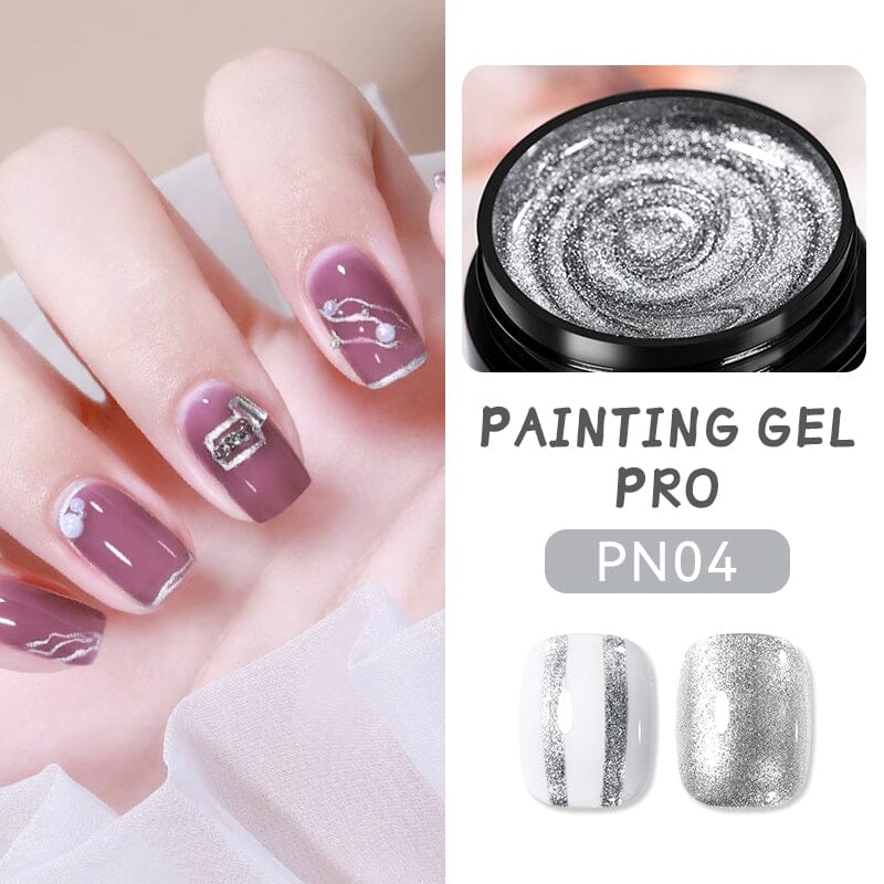 Silver PRO Painting Nail Gel 5ml PN04 Gel Nail Polish BORN PRETTY 