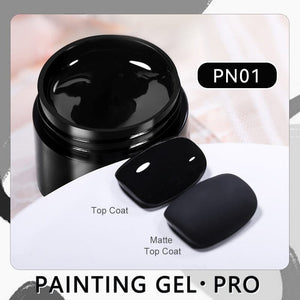 PRO Painting Nail Gel 5ml Gel Nail Polish BORN PRETTY Black 