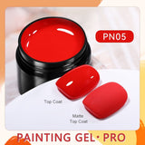 PRO Painting Nail Gel 5ml Gel Nail Polish BORN PRETTY Red 