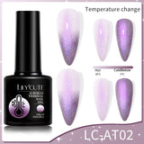 Auroras Thermal Nail Gel 7ml Gel Nail Polish LILYCUTE LC-AT02 