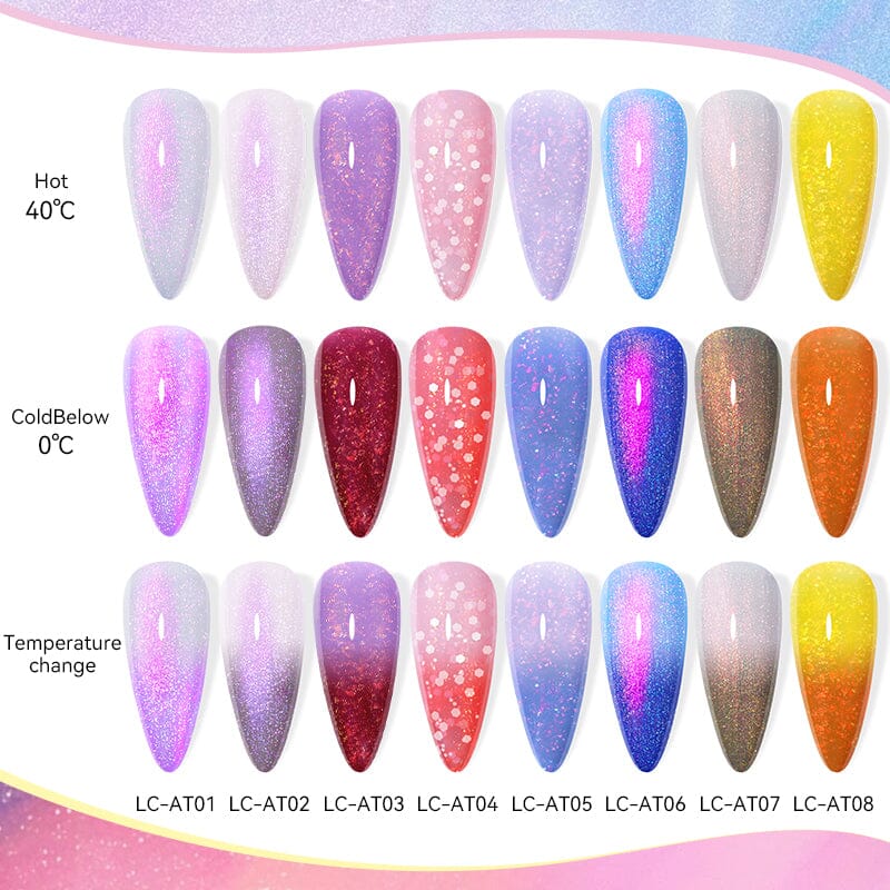 Auroras Thermal Nail Gel 7ml Gel Nail Polish LILYCUTE 
