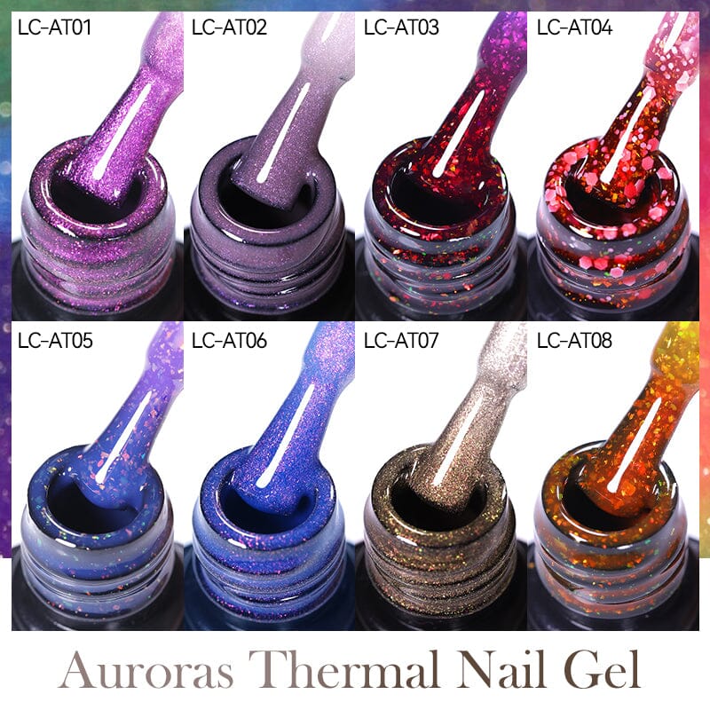 Auroras Thermal Nail Gel 7ml Gel Nail Polish LILYCUTE 