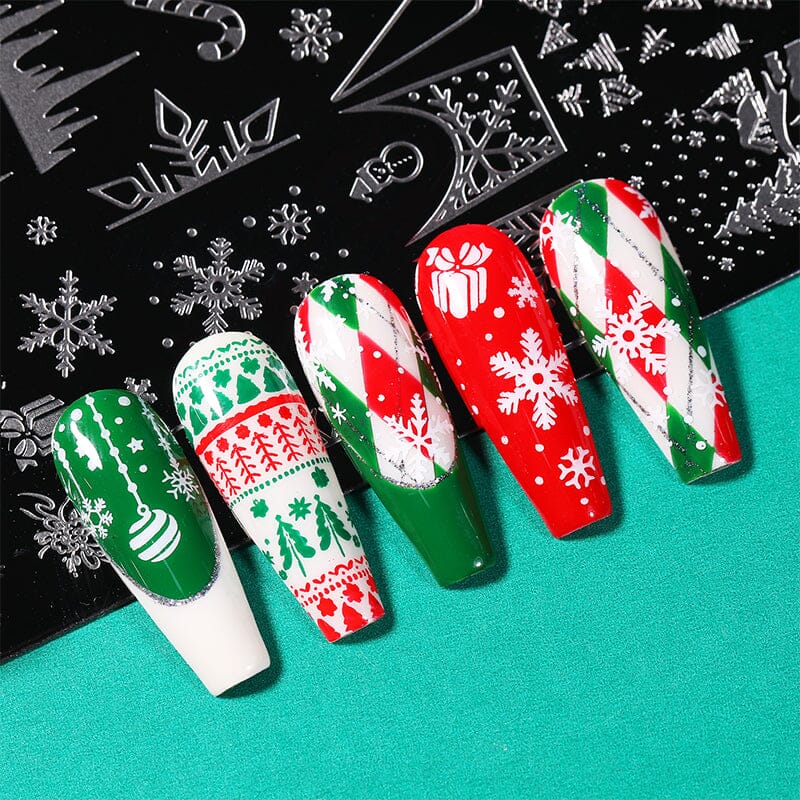 Stamping Plate X021 Christmas