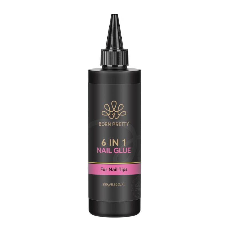 6 in 1 Nail Glue Gel Clear 250g Gel Nail Polish BORN PRETTY 