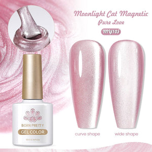 Moonlight Cat Magnetic Gel Polish MY105 Pure Love 10ml Gel Nail Polish BORN PRETTY 