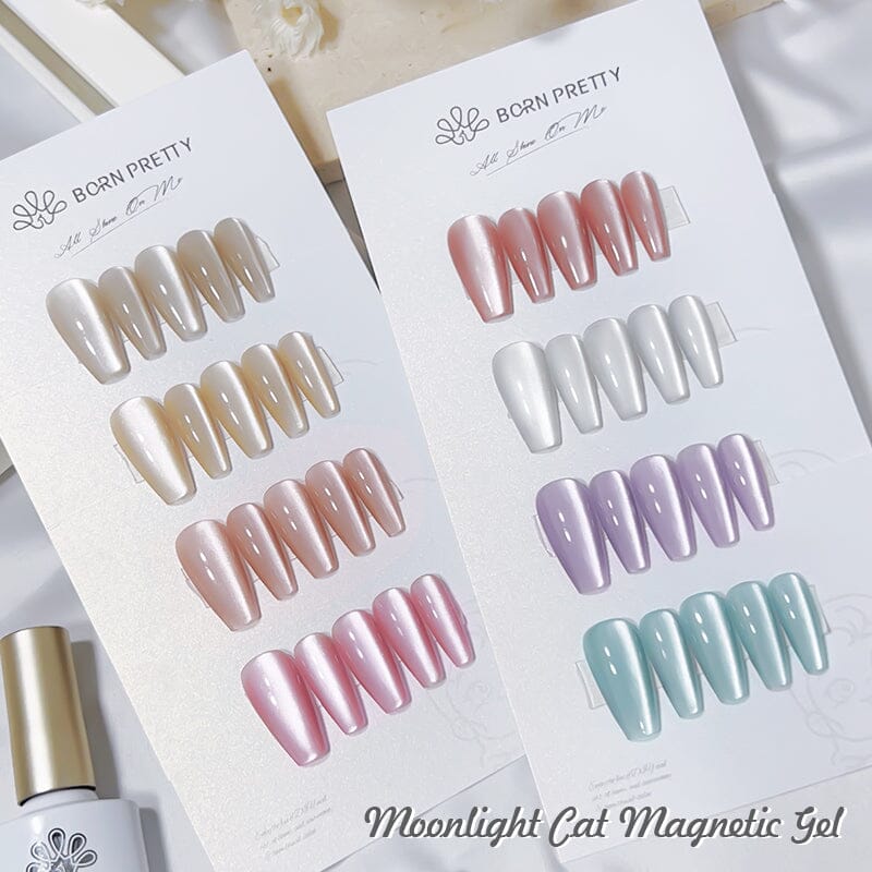 Moonlight Cat Magnetic Gel Polish MY108 Pure Love 10ml Gel Nail Polish BORN PRETTY 