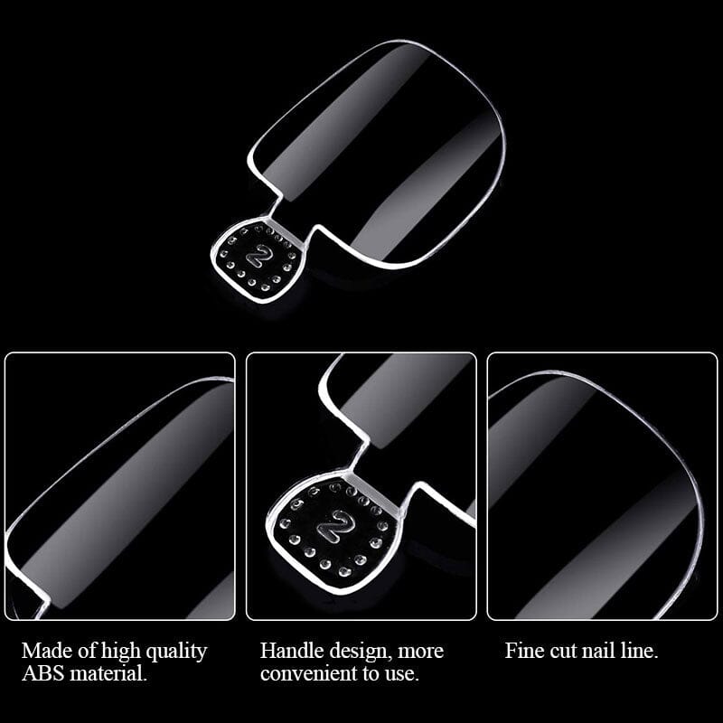 96pcs Transparent Toenail False Nail Tips Nail Tips No Brand 