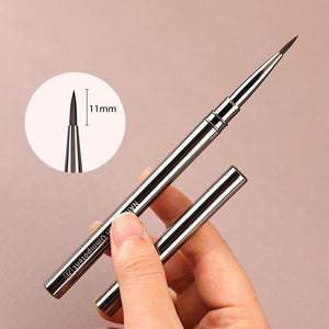 Gray Metal Handle Nail Brush Tools & Accessories No Brand 01 