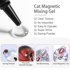 Cat Magnetic Mixing Gel 30ml Gel Nail Polish NICOLE DIARY 
