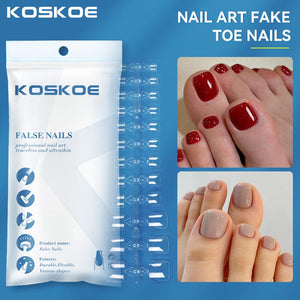 120pcs Toe Nail Tips Nail Tips KOSKOE 