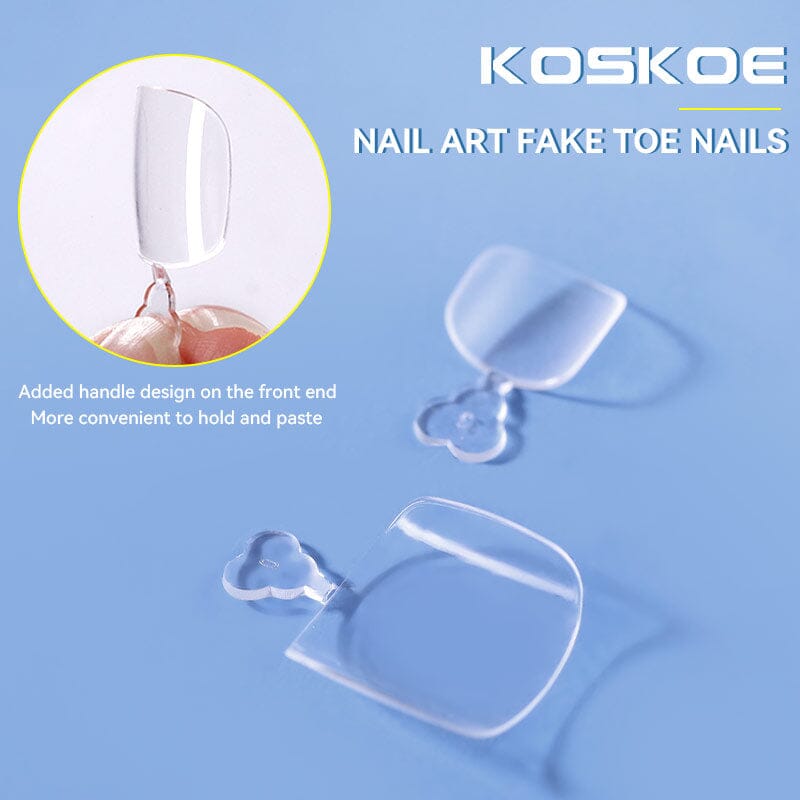 120pcs Toe Nail Tips Nail Tips KOSKOE 