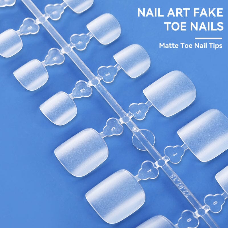 120pcs Toe Nail Tips Nail Tips KOSKOE 