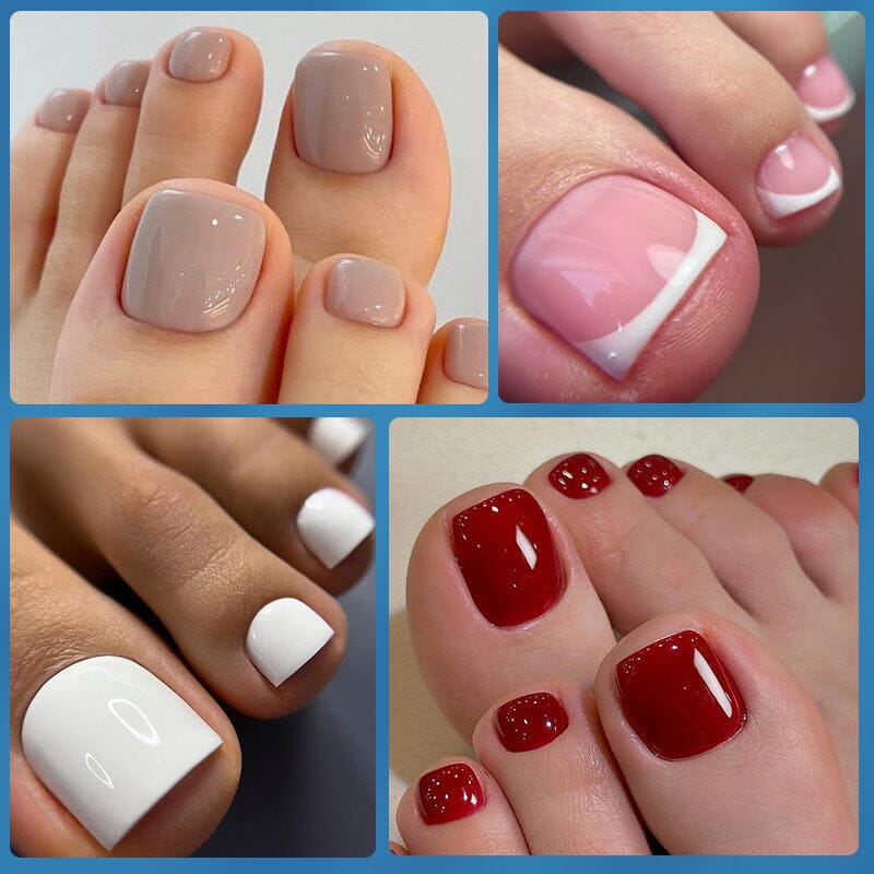 120pcs Toe Nail Tips Nail Tips KOSKOE 