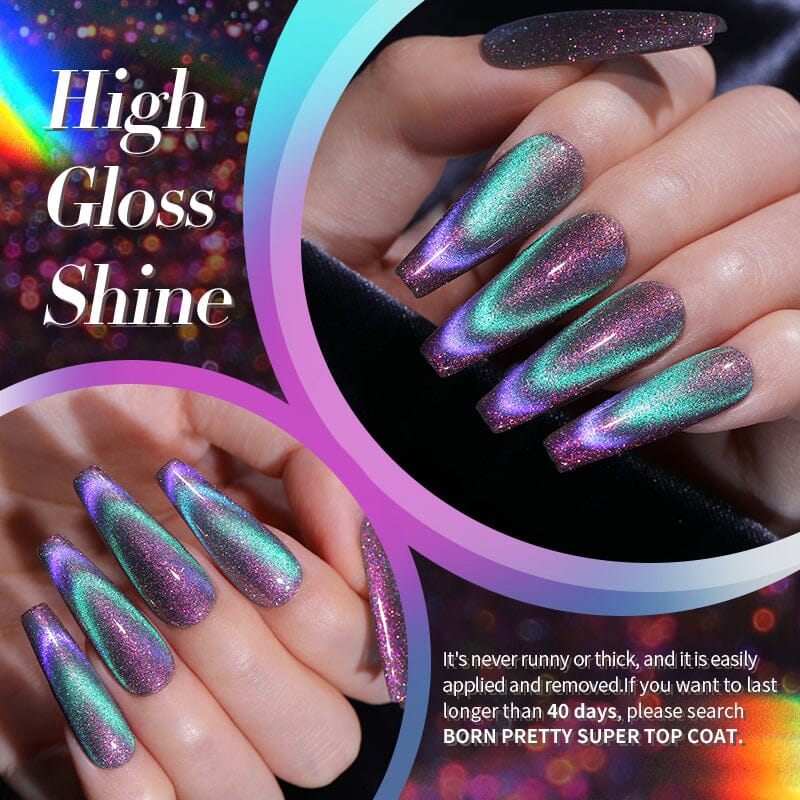 6 Colors Reflective Glass Cat Magnetic Gel Polish Set 10ml Sets & Kits BORN PRETTY 