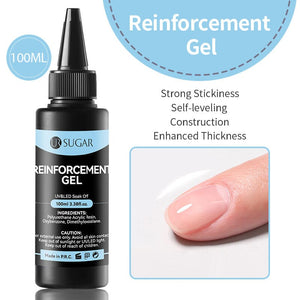 Base Top Function Gel 100ml Base & Top Coat UR SUGAR Reinfocement Gel 