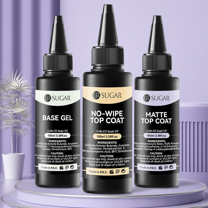 Base Top Function Gel 100ml Base & Top Coat UR SUGAR 