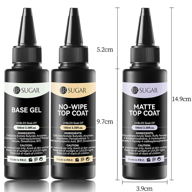 Base Top Function Gel 100ml Base & Top Coat UR SUGAR 