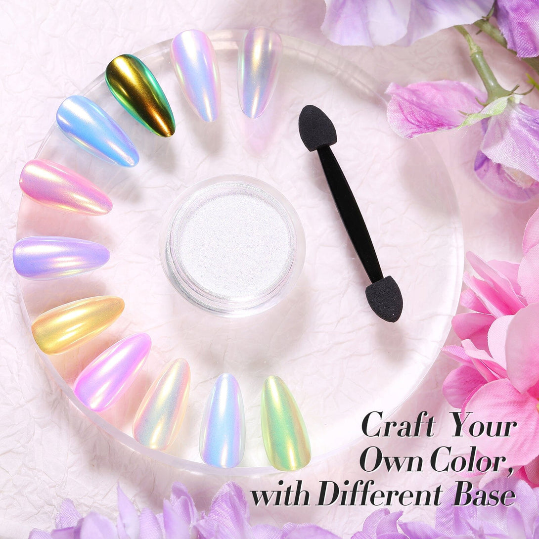 Multiple Styles Auroras Powder Chrome Nail Glitter Powder Nail Powder BORN PRETTY 