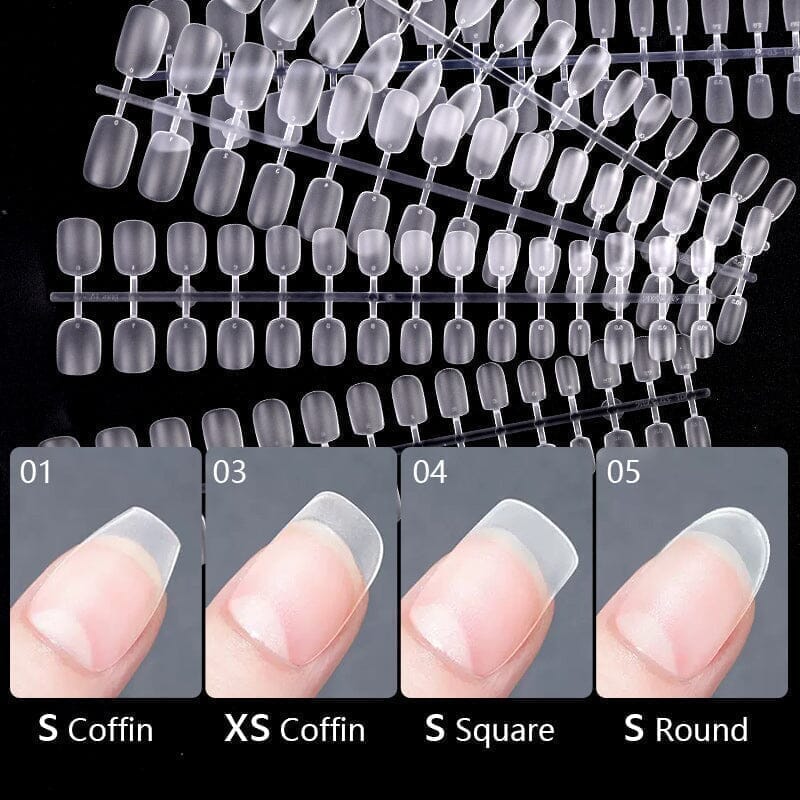 120pcs M-Almond Matte False Nail Tips Nail Tips No Brand 