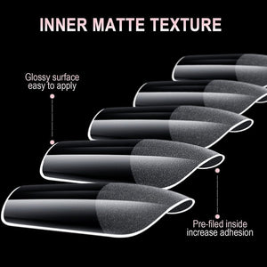 600pcs Water Drop Semi-matte False Nail Tips Nail Tips No Brand 