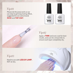 Milky Jelly Gel #01 15ml Gel Nail Polish BORN PRETTY 