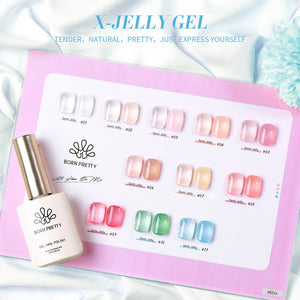 Blue Hema-Free Semi Jelly Gel Polish #11 15ml Gel Nail Polish BORN PRETTY 