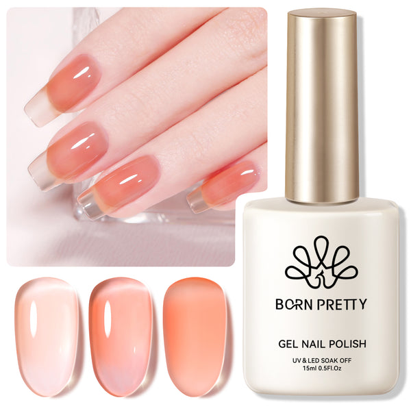 [US ONLY] Orange Hema-Free Ice Jelly Gel Polish #04 15ml