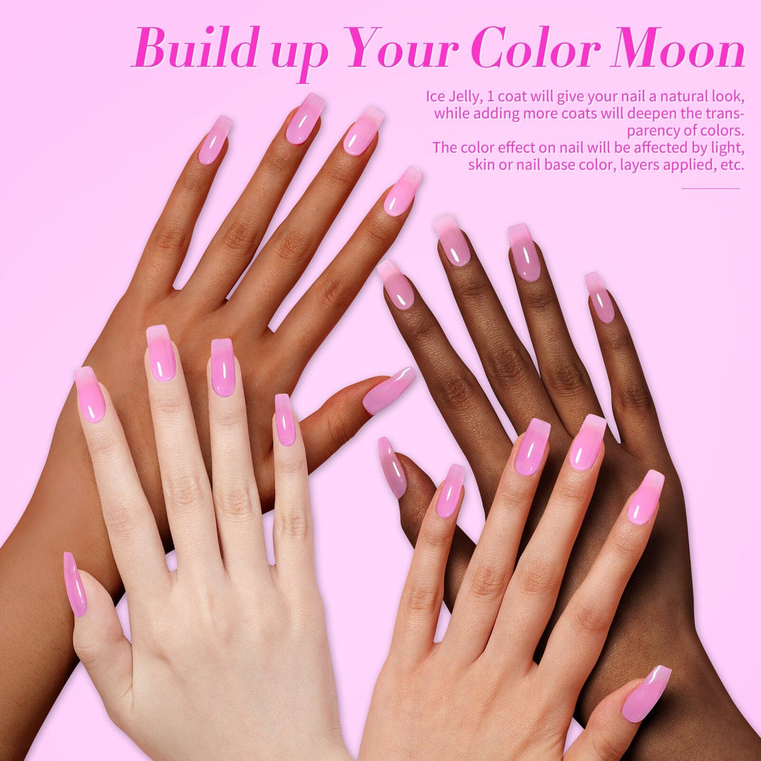 [US ONLY] Pink Hema-Free Ice Jelly Gel Polish #05 15ml Gel Nail Polish BORN PRETTY 