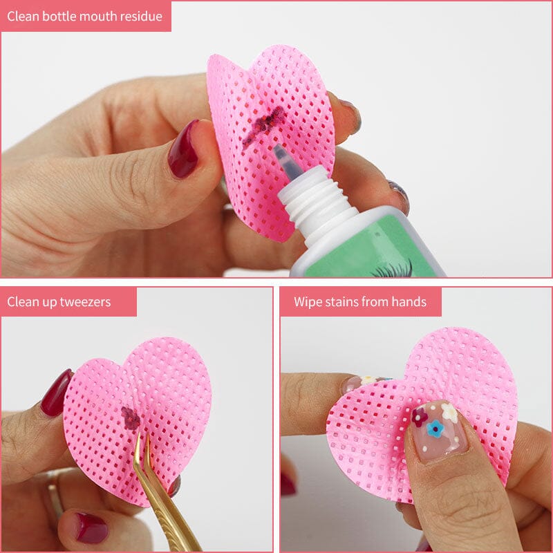 200pcs Pink Lint Free Nail Wipes Tools & Accessories No Brand 