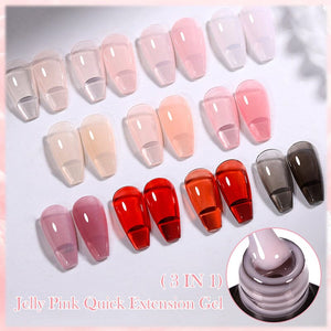 Jelly Pink Quick Extension Nail Gel 7ml Extension Nail Gel LILYCUTE 