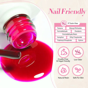 6 Colors Ice Jelly Gel Polish Set Neon Garden 7ml Gel Nail Polish BORN PRETTY 