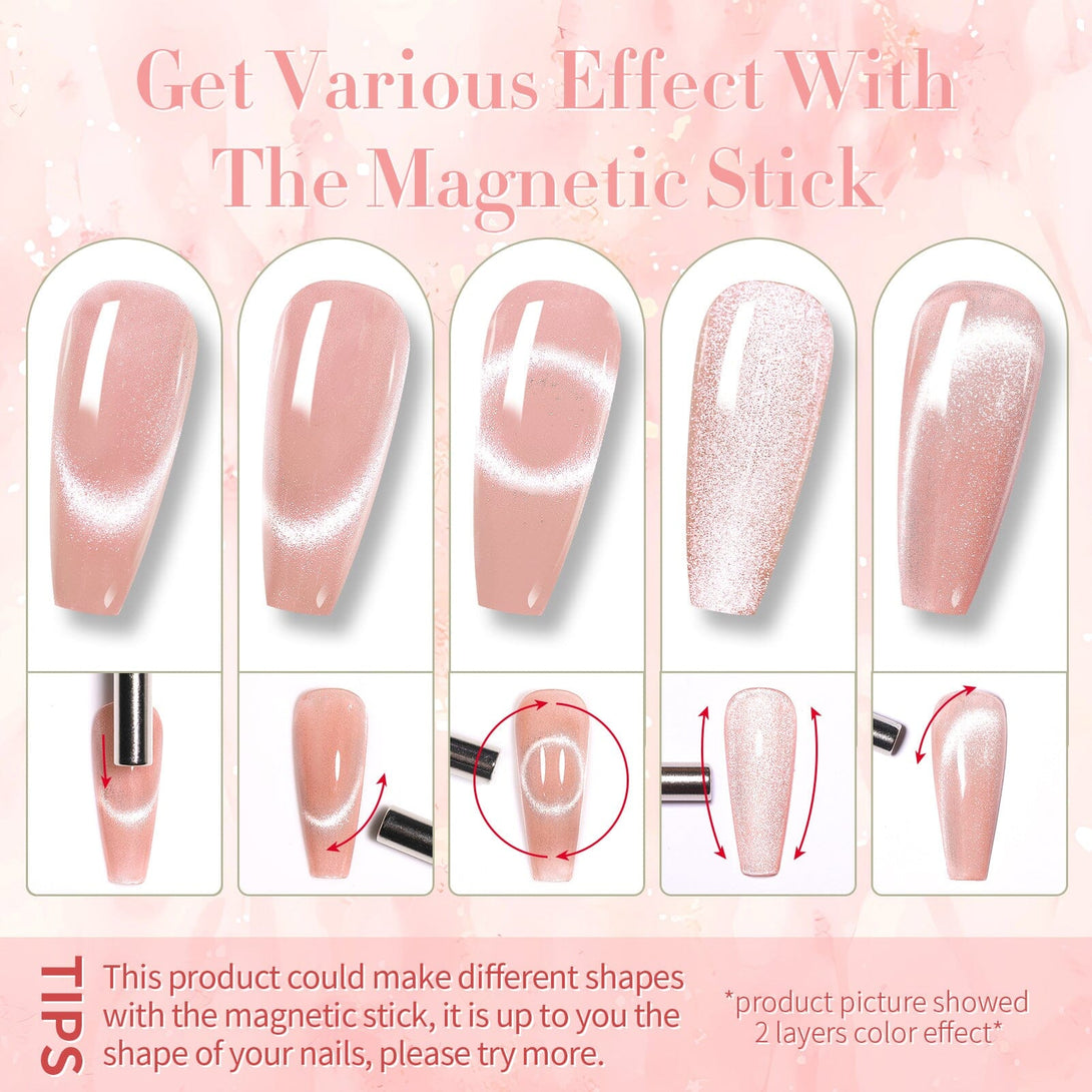 Pink Cat Magnetic Gel 15ml Gel Nail Polish BORN PRETTY 