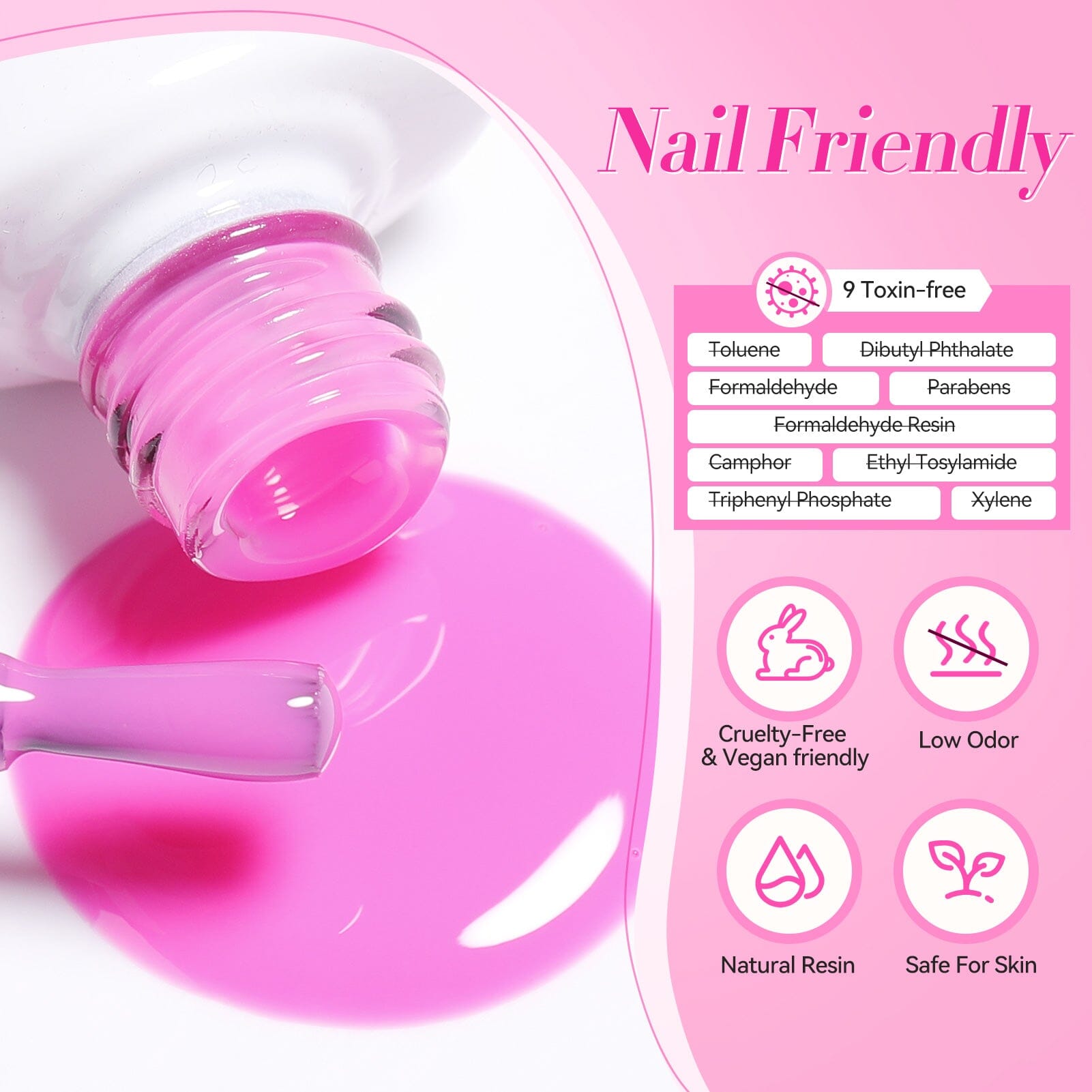 6 Colors Pink Muse Milky Jelly Gel Polish Set 7ml Gel Nail Polish BORN PRETTY 