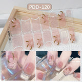14 Tips Full Cover Nail Stickers Flowers Gradient Patterns Nail Sticker No Brand PDD-117 
