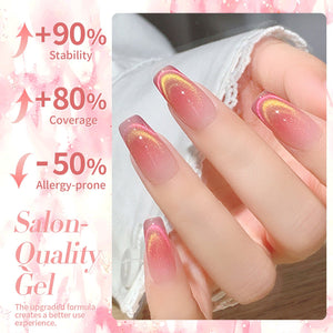 Red Glass Cat Magnetic Gel Polish 15ml Gel Nail Polish BORN PRETTY 