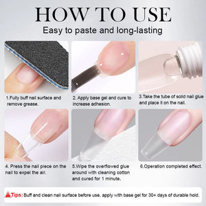 Solid Nail Tips Gel 30ml Gel Nail Polish BORN PRETTY 