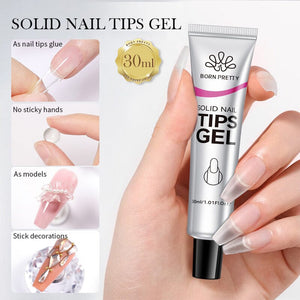 Solid Nail Tips Gel 30ml Gel Nail Polish BORN PRETTY 
