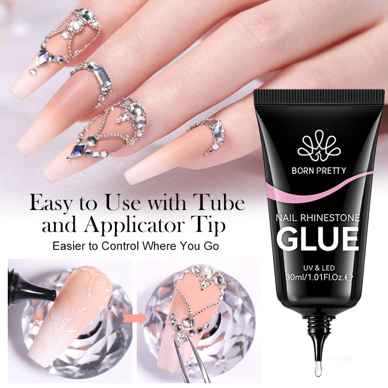 Nail Rhinestone Glue 30ml Gel Nail Polish BORN PRETTY 