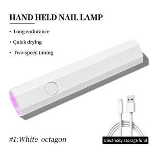 Hand Light Nail Lamp USB Rechargeable 3W Tools & Accessories No Brand 