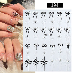 Bowknot 3D Nail Sticker MO-194 Nail Art No Brand 