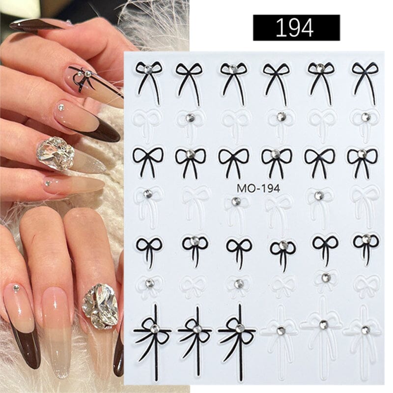 Bowknot 3D Nail Sticker MO-194 Nail Art No Brand 